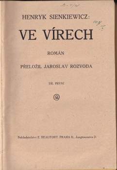Henryk Sienkiewicz: Ve vírech