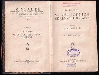 Friedrich J Pajeken: Ve východních Skalných horách
