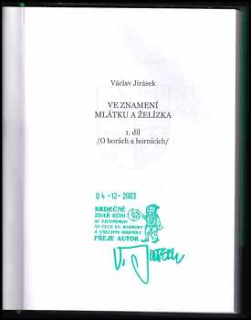 Václav Jirásek: Ve znamení mlátku a želízka