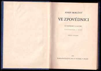 Josef Skružný: Ve zpovědnici