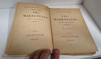 Karel Čapek: Věc Makropulos