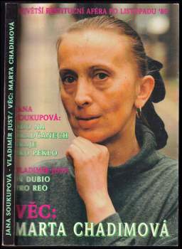 Věc: Marta Chadimová