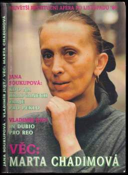 Lenka Procházková: Věc: Marta Chadimová