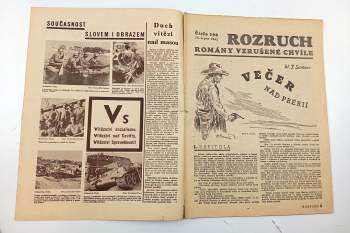 W. T Samon: Večer nad prérií  - Rozruch 190, ročník IV., č. 33