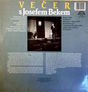 Josef Bek: Večer S Josefem Bekem