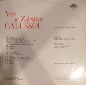 Zdeněk Galuška: Večer Se Zdeňkem Galuškou