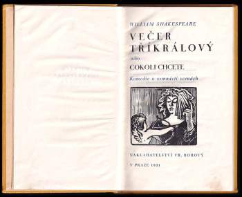 William Shakespeare: Večer tříkrálový, nebo, Cokoli chcete