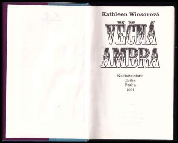 Kathleen Winsor: Věčná Ambra