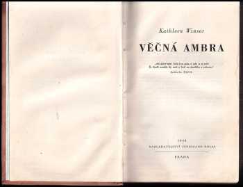 Kathleen Winsor: Věčná Ambra