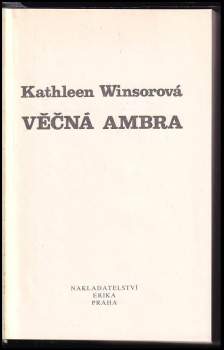 Kathleen Winsor: Věčná Ambra