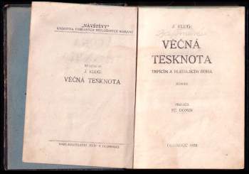 J Klug: Věčná tesknota