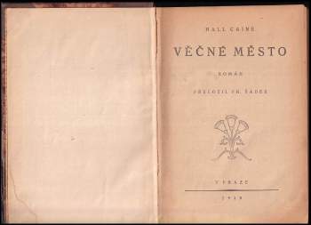 Hall Caine: Věčné město