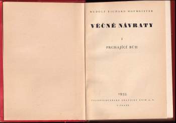 Rudolf Richard Hofmeister: Věčné návraty