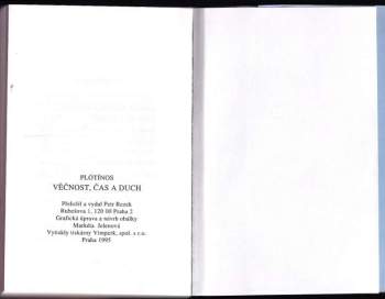 Plótínos: Věčnost, čas a duch