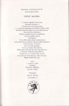 Fedor Michajlovič Dostojevskij: Věčný manžel