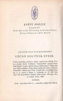 Joseph von Eichendorff: Věčný poutník stesk