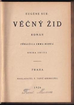 Eugène Sue: Věčný žid