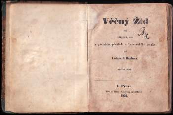 Eugène Sue: Věčný Žid