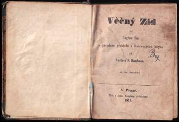 Eugène Sue: Věčný Žid