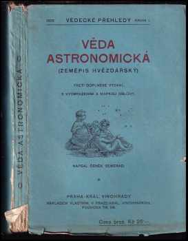 Čeněk Semerád: Věda astronomická s přehledem souhvězdí severní oblohy, s jejich stručnou mythologií a příslušnou mapkou