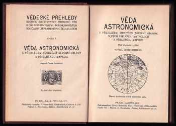 Čeněk Semerád: Věda astronomická s přehledem souhvězdí severní oblohy, s jejich stručnou mythologií a příslušnou mapkou