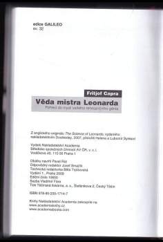Fritjof Capra: Věda mistra Leonarda