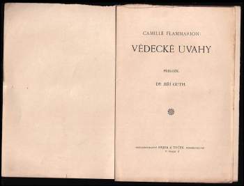 Camille Flammarion: Vědecké úvahy