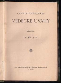 Camille Flammarion: Vědecké úvahy