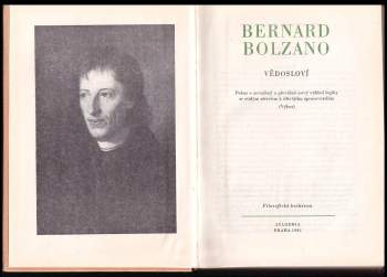 Bernard Bolzano: Vědosloví