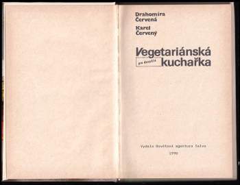 Karel Červený: Vegetariánská kuchařka pro dospělé