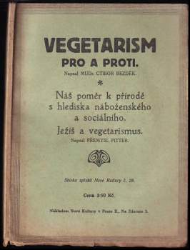 Vegetarism - pro a proti