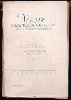 Oscar Wilde: Vějíř lady Windermereové