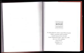 Antonín Koniáš: Vejtažní naučení