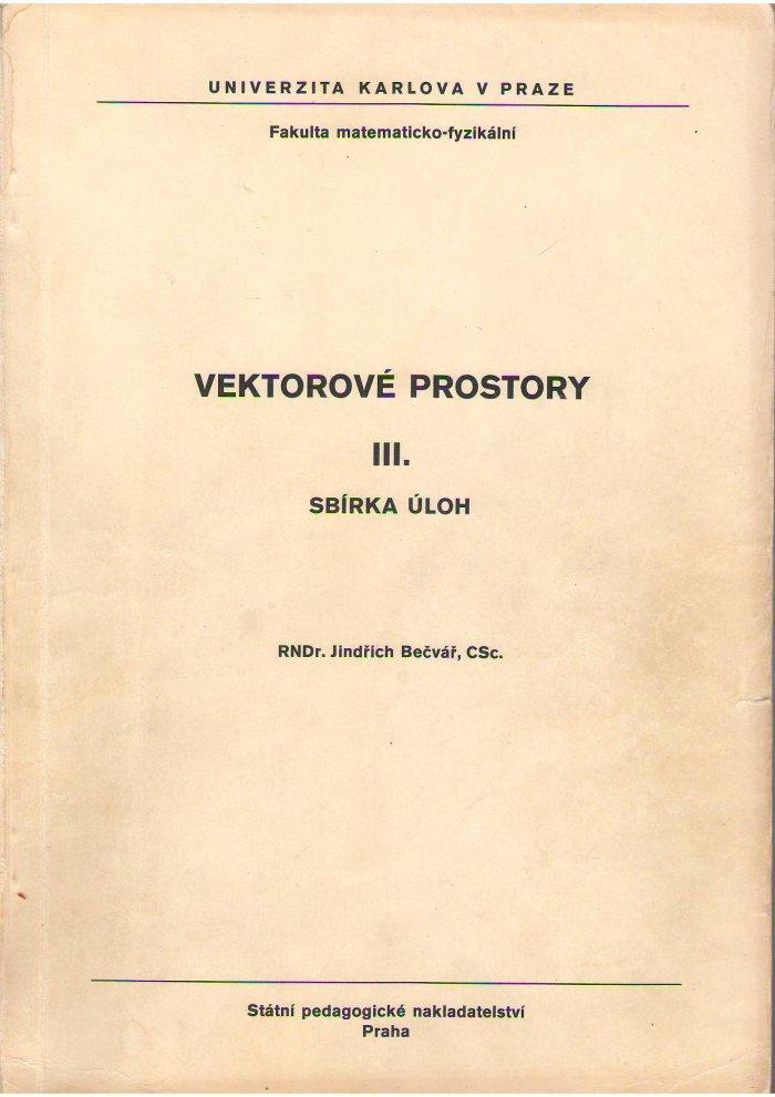 Vektorové prostory