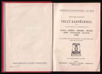 Edouard Schuré: Velcí zasvěcenci