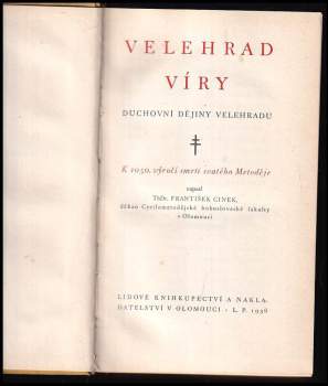 František Cinek: Velehrad víry