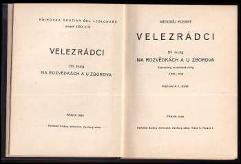 Metoděj Pleský: Velezrádci