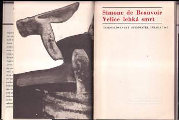 Simone de Beauvoir: Velice lehká smrt