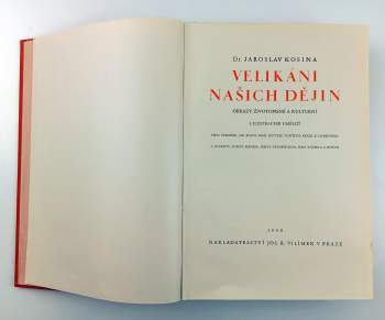 Jaroslav Kosina: Velikáni našich dějin