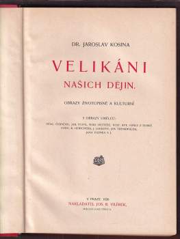Jaroslav Kosina: Velikáni našich dějin