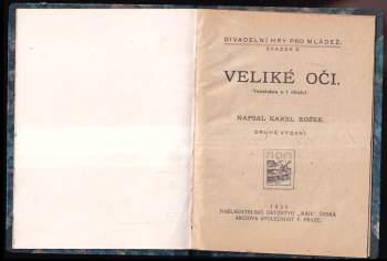 Karel Rožek: Veliké oči