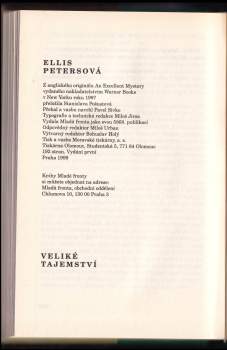 Ellis Peters: Veliké tajemství