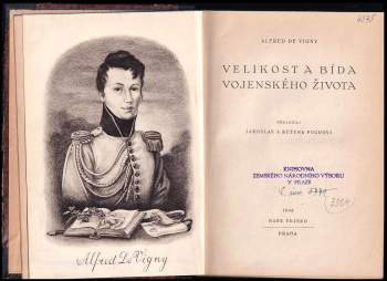 Alfred de Vigny: Velikost a bída vojenského života