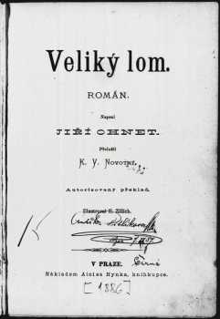 Georges Ohnet: Veliký lom