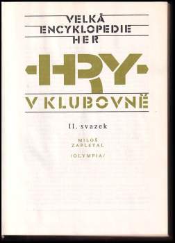 Miloš Zapletal: Velká encyklopedie her