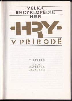 Miloš Zapletal: Velká encyklopedie her