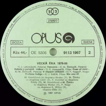 Various: Veľká Éra 1976-86 (2xLP)