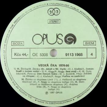 Various: Veľká Éra 1976-86 (2xLP)
