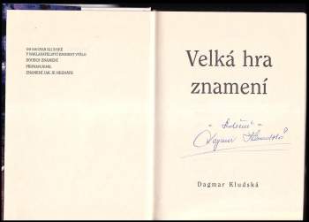 Dagmar Kludská: Velká hra znamení