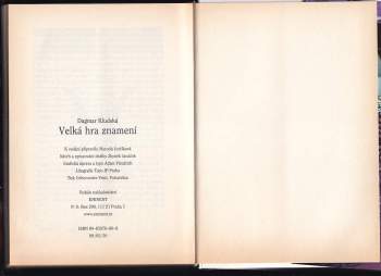 Dagmar Kludská: Velká hra znamení